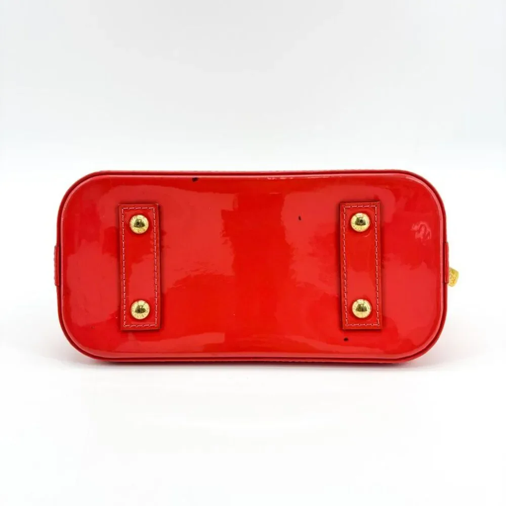 Louis Vuitton Alma BB Monogram Vernis Red